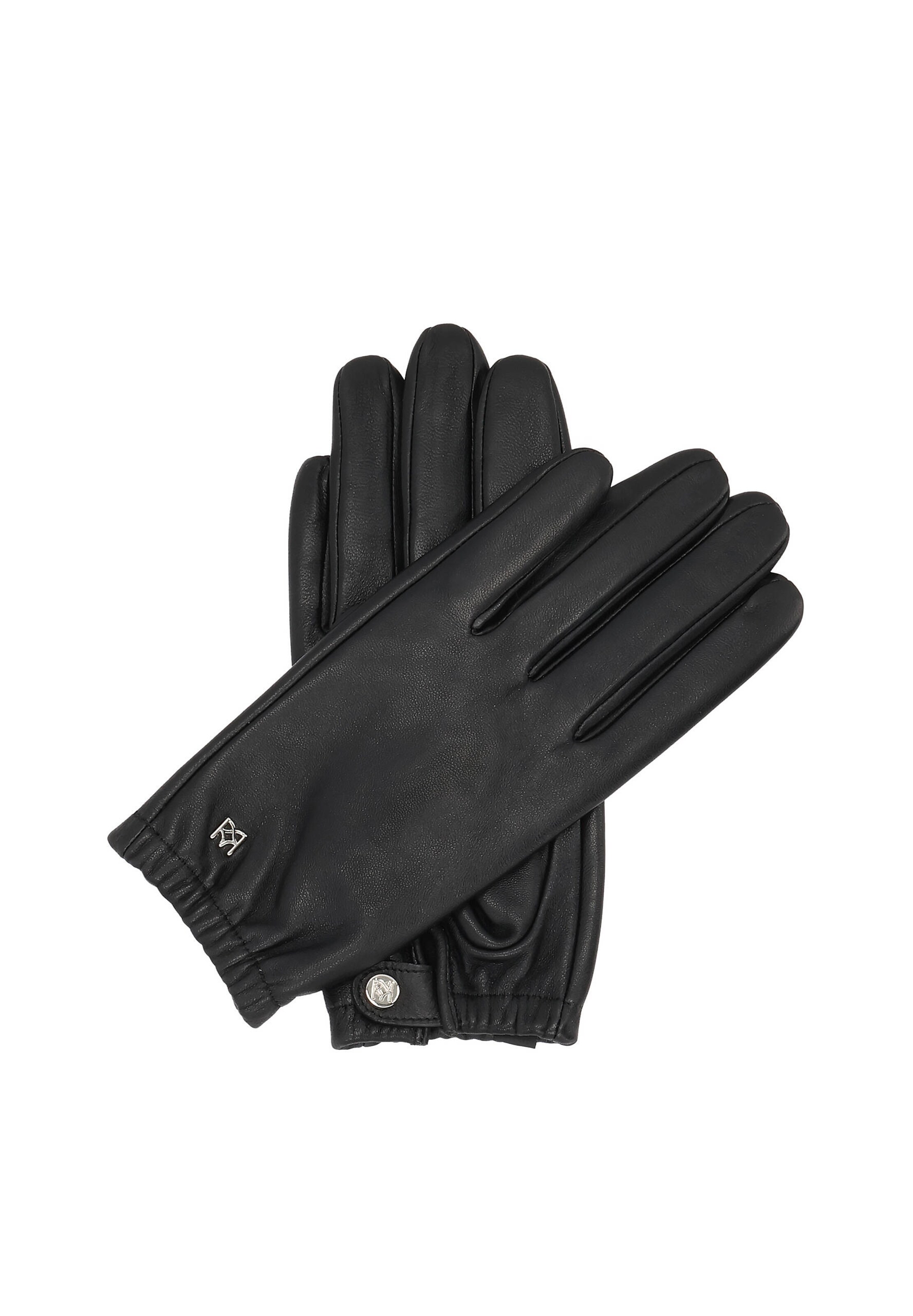 Kazar Full Finger Gloves in Black: front