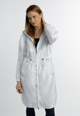 DreiMaster Maritim Between-seasons parka in White: front