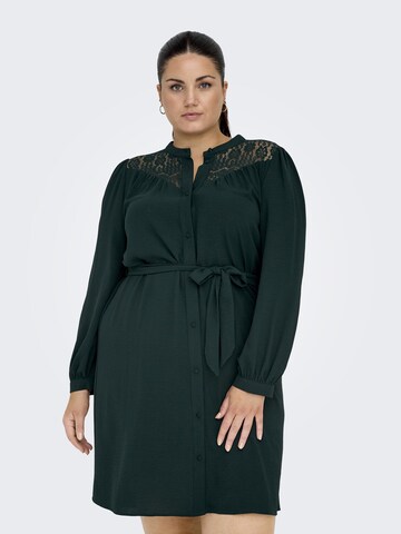 ONLY Carmakoma Shirt Dress in Green