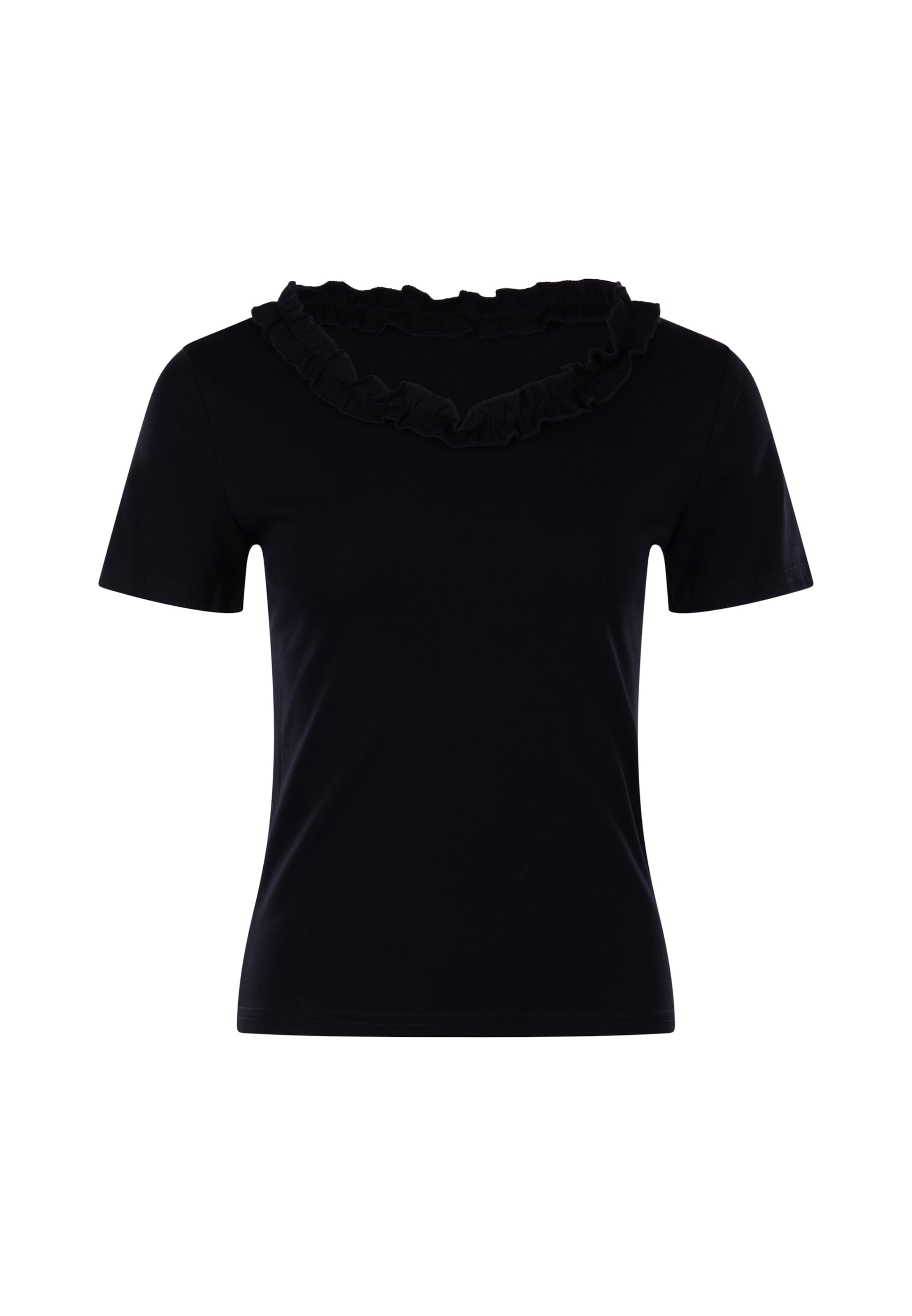 usha BLACK LABEL Blouse in Zwart: voorkant