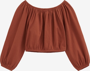 WE Fashion Pusero värissä ruskea: etupuoli