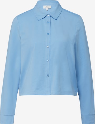 s.Oliver Bluse in Blau: Vorderseite