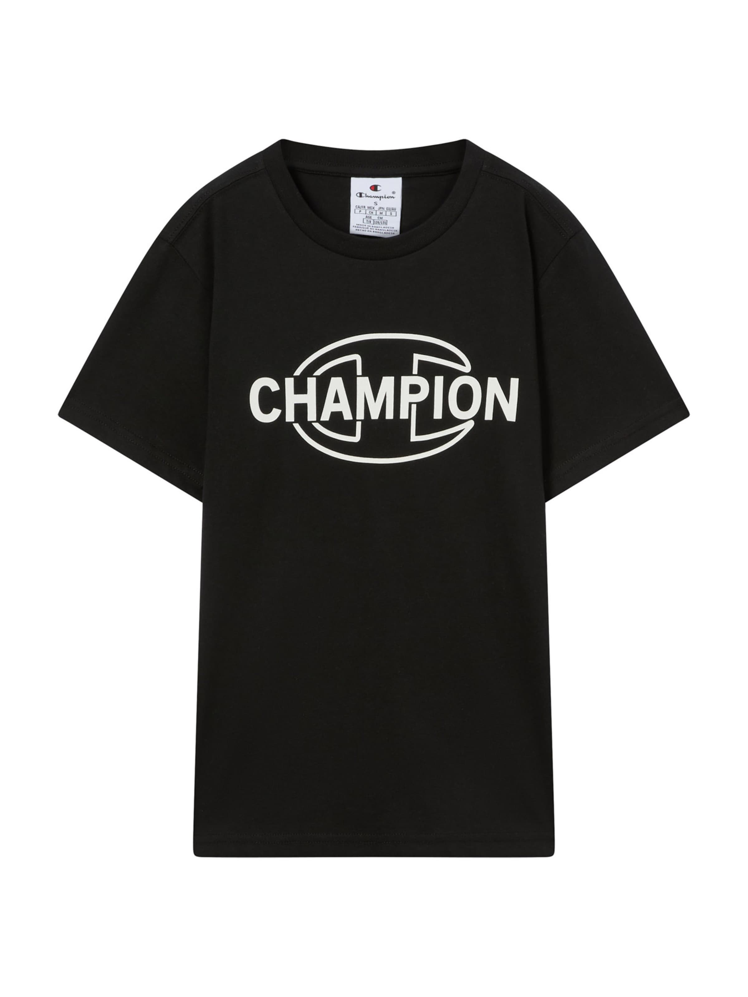melns Champion Authentic Athletic Apparel T-Krekls: no priekšpuses