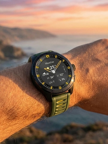 Montre digitale Lotus en vert