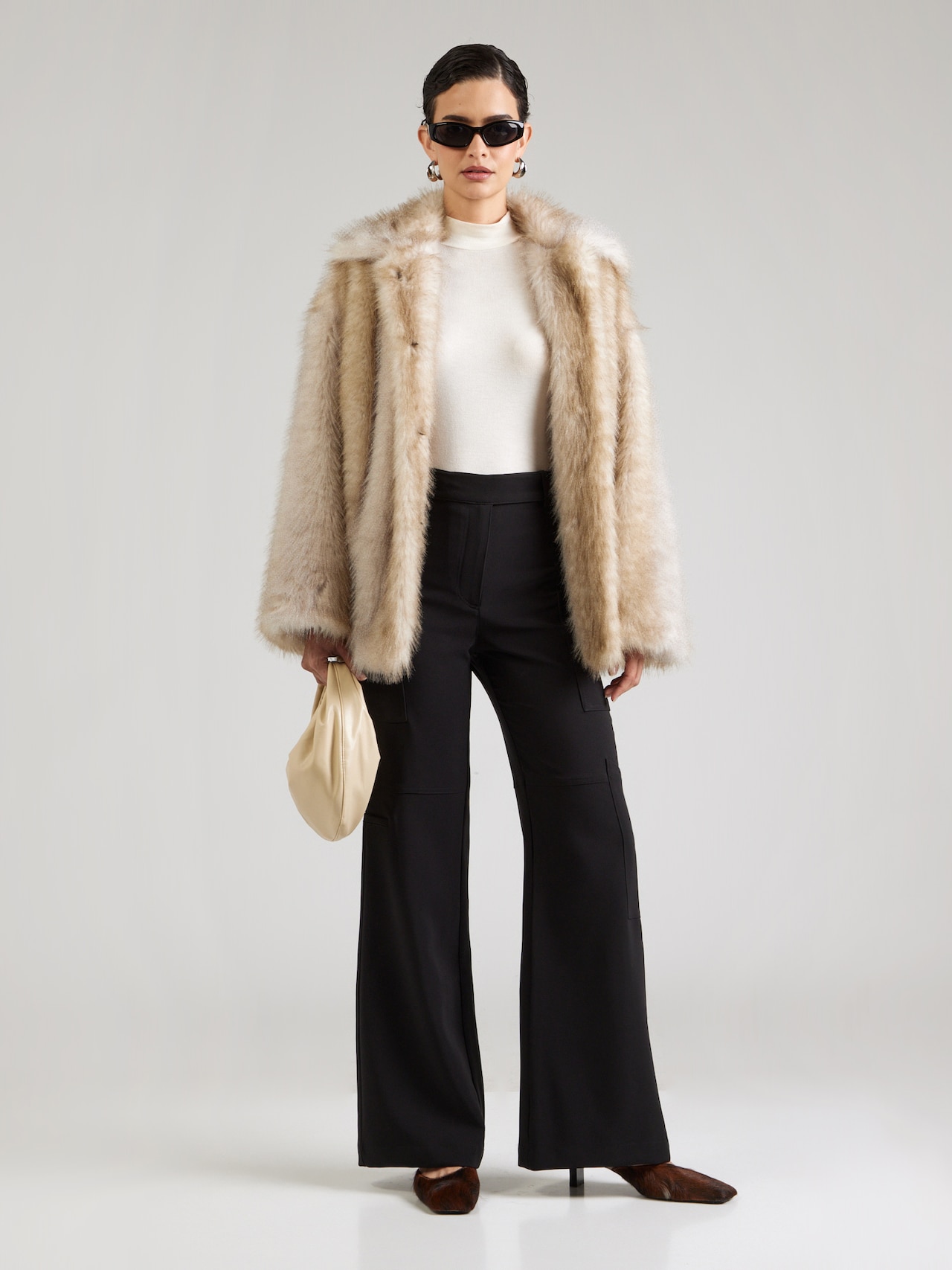 EDITED Producten Broek 'Felice' Zwart