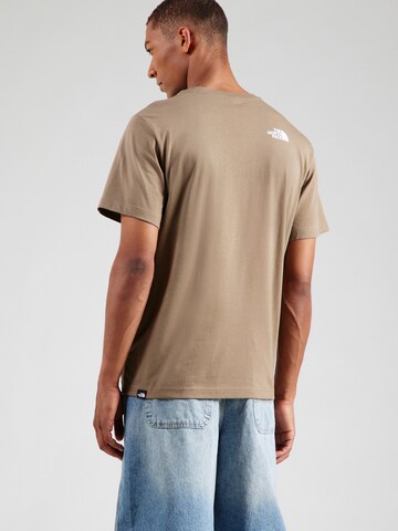 Maglietta 'SIMPLE DOME' di THE NORTH FACE in marrone
