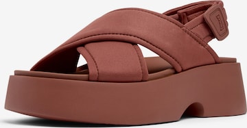 CAMPER Sandals 'Tasha' in Brown: front