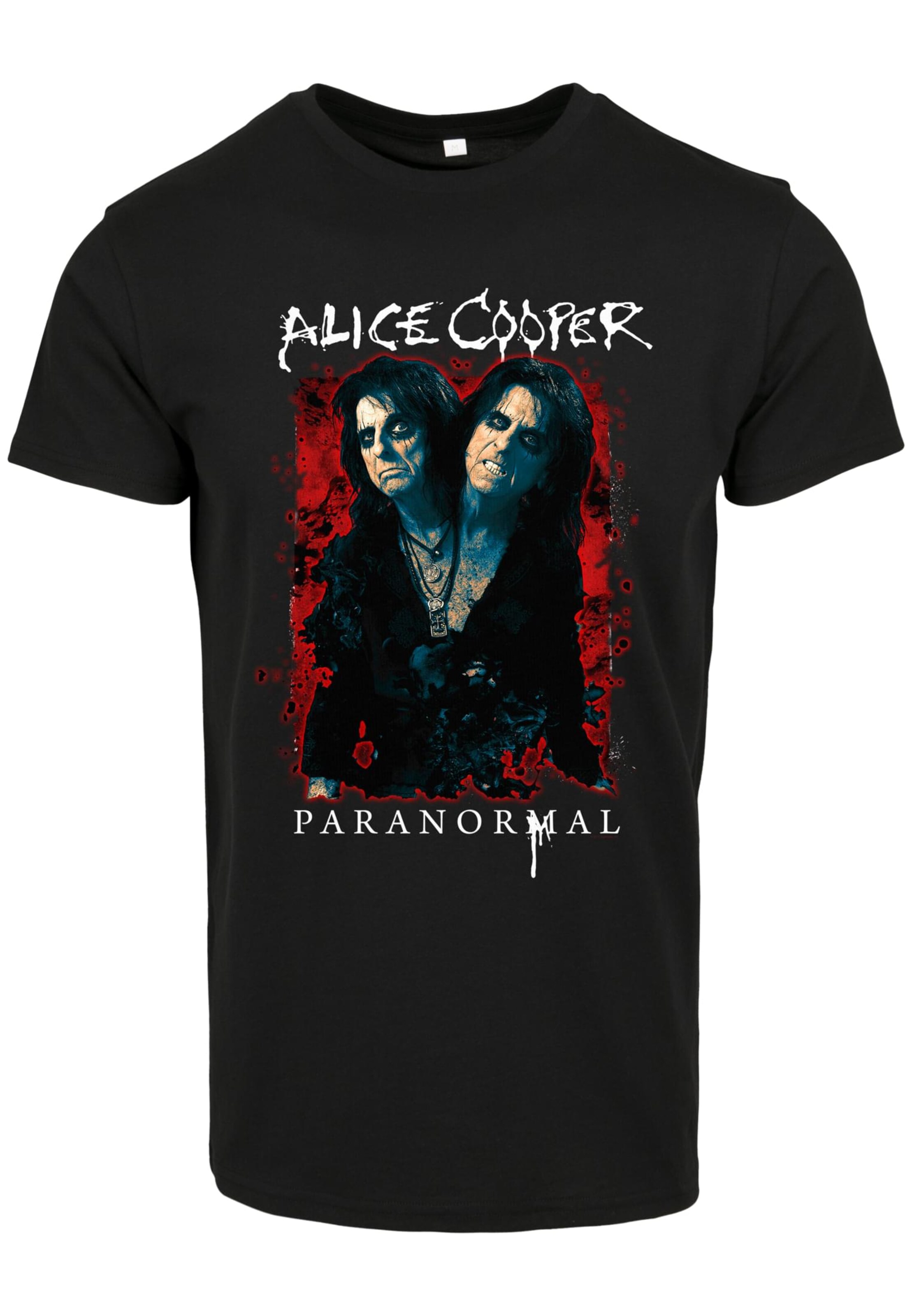 Merchcode Shirt 'Alice Cooper Paranormal' in Black: front