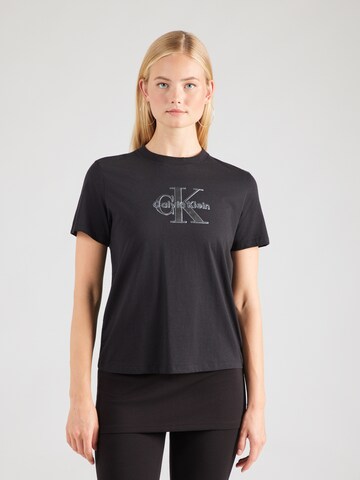 Calvin Klein Jeans Футболка 'CLASSIC' в Черный: спереди