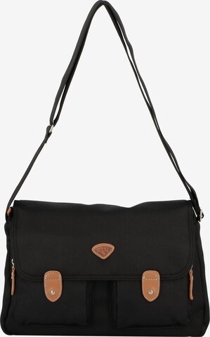 Jump Crossbody Bag in Black: front