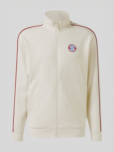 FC BAYERN MÜNCHEN Zip-Jacke Essentials in XS in rot / weiß, Produktansicht