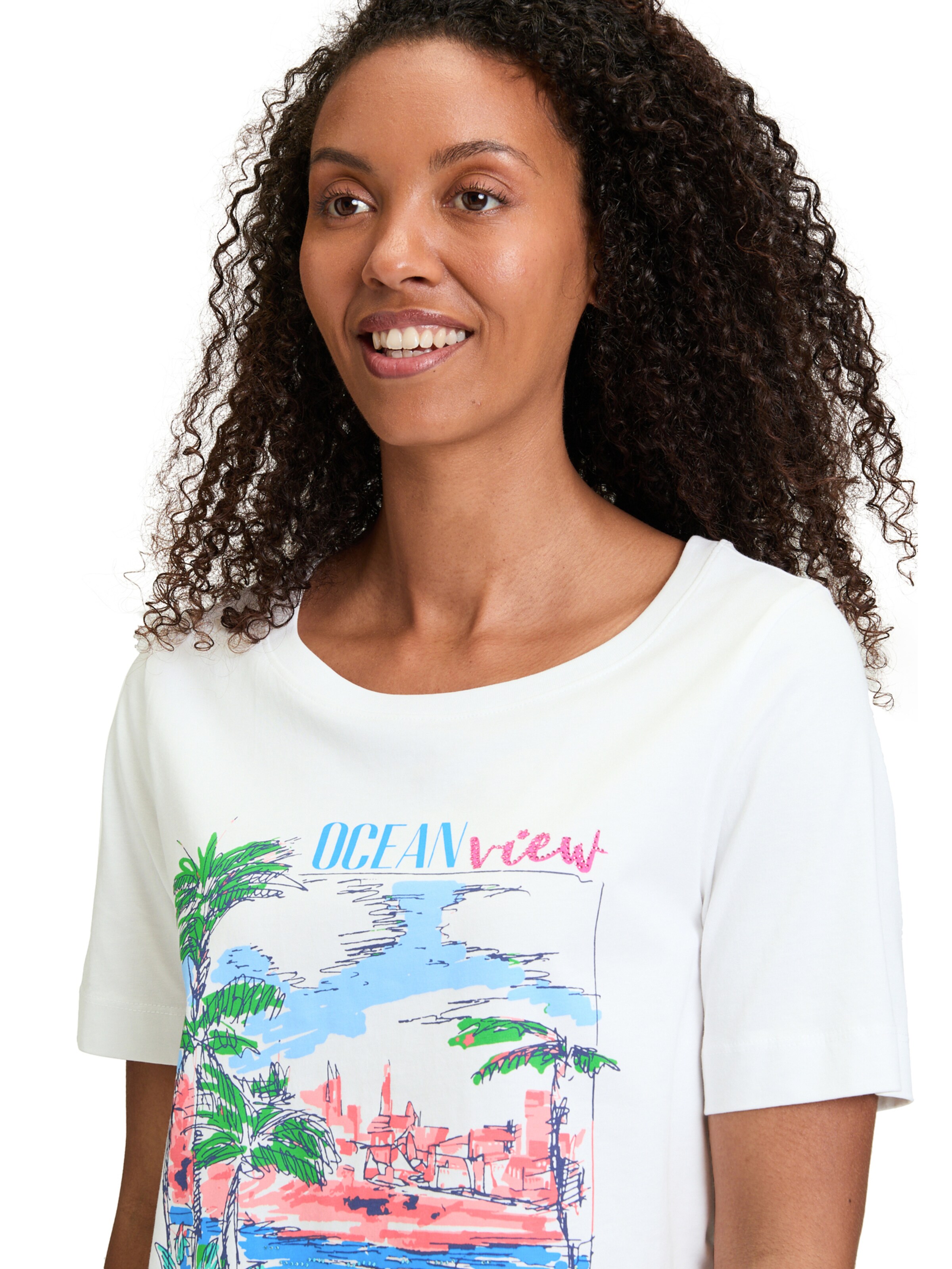 T-shirt Betty Barclay en blanc