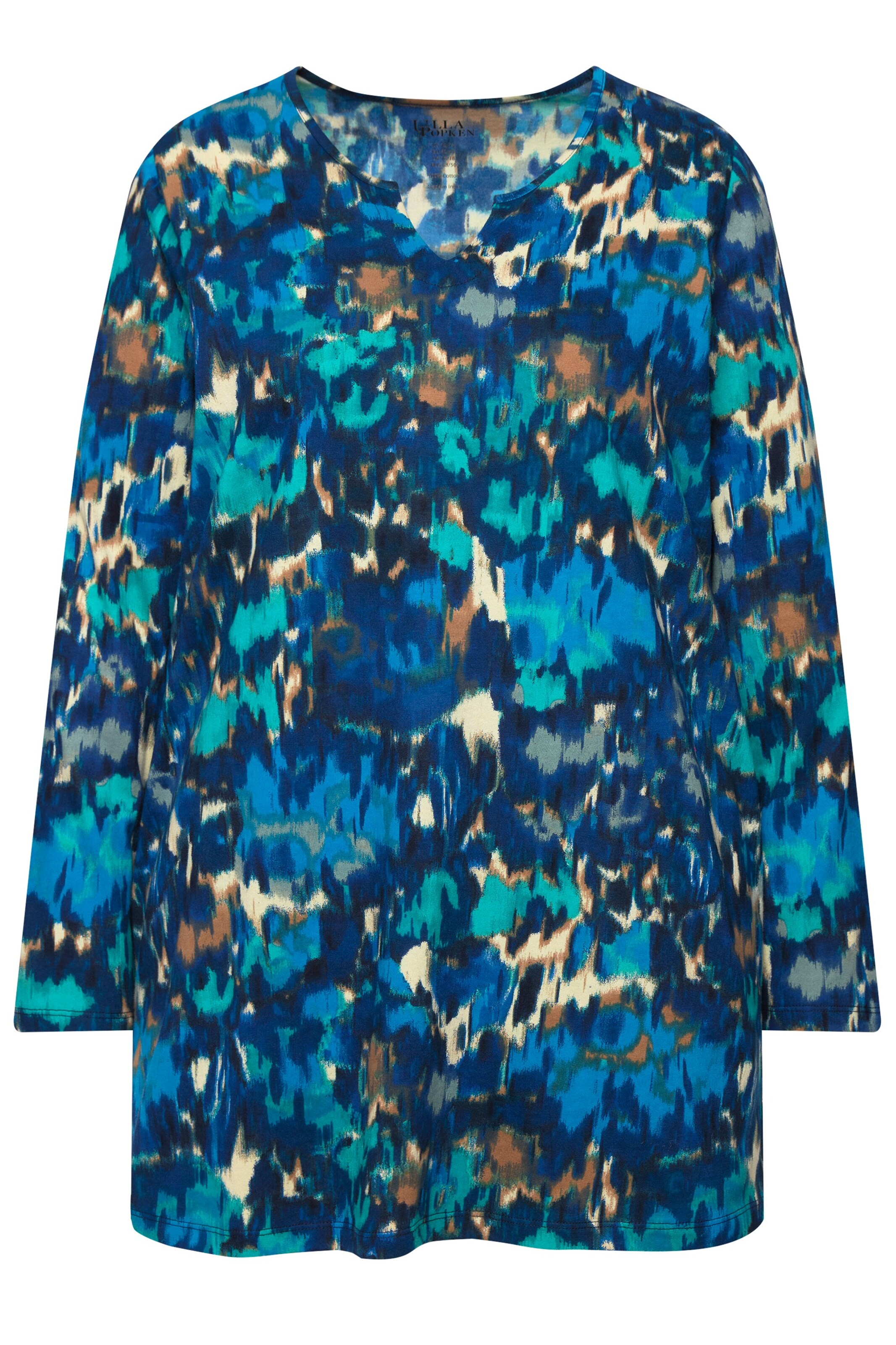 Ulla Popken Tunika in Blau: Vorderseite