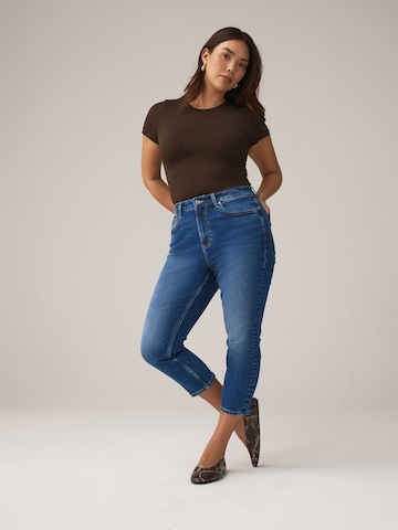 Next Slimfit Jeans i blå