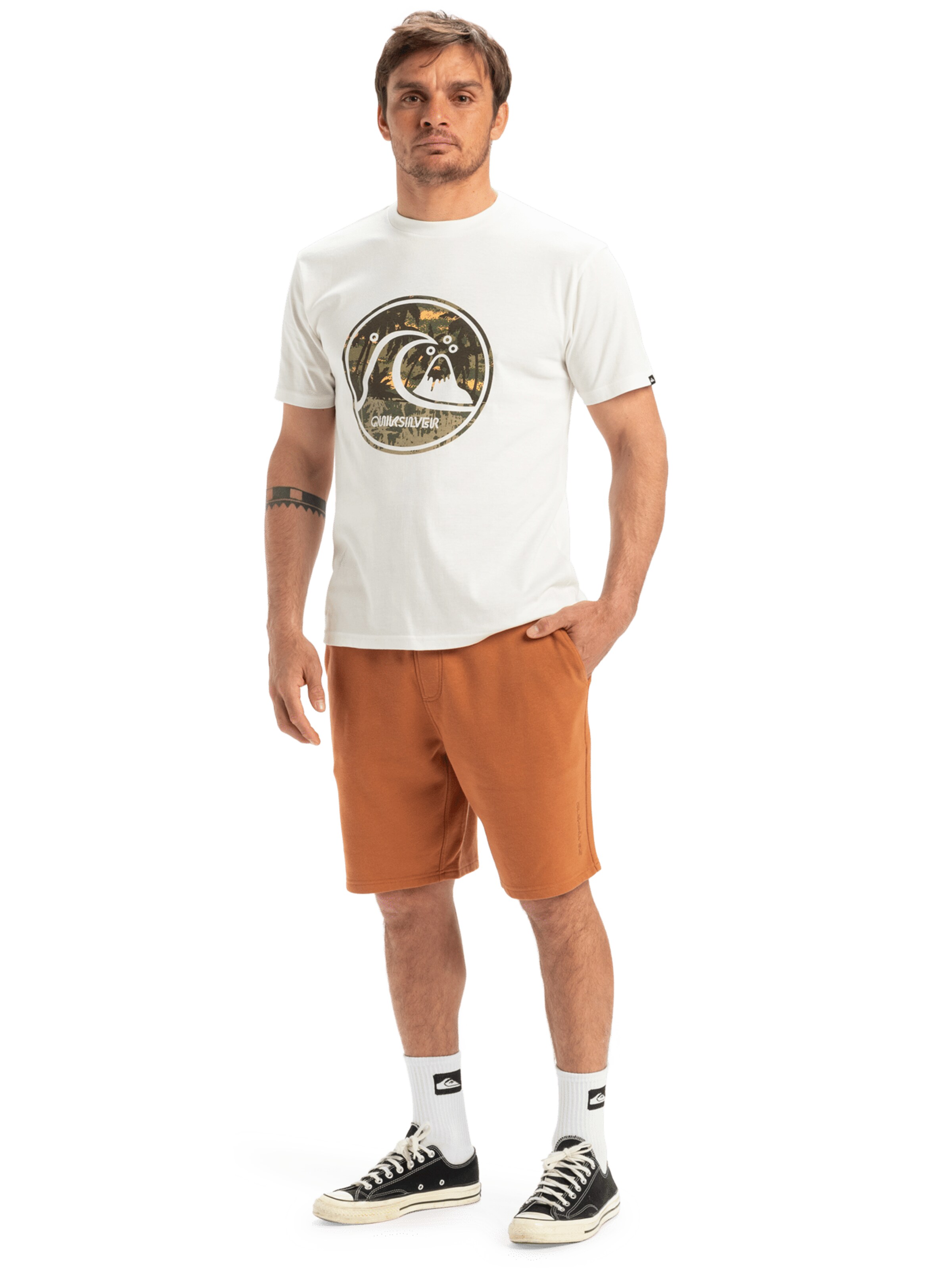 Regular Pantalon 'Salt Water' QUIKSILVER en marron