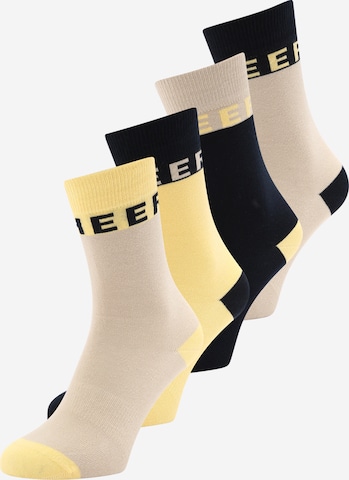 Calzino 'Best Friend' di CHEERIO* in beige: frontale
