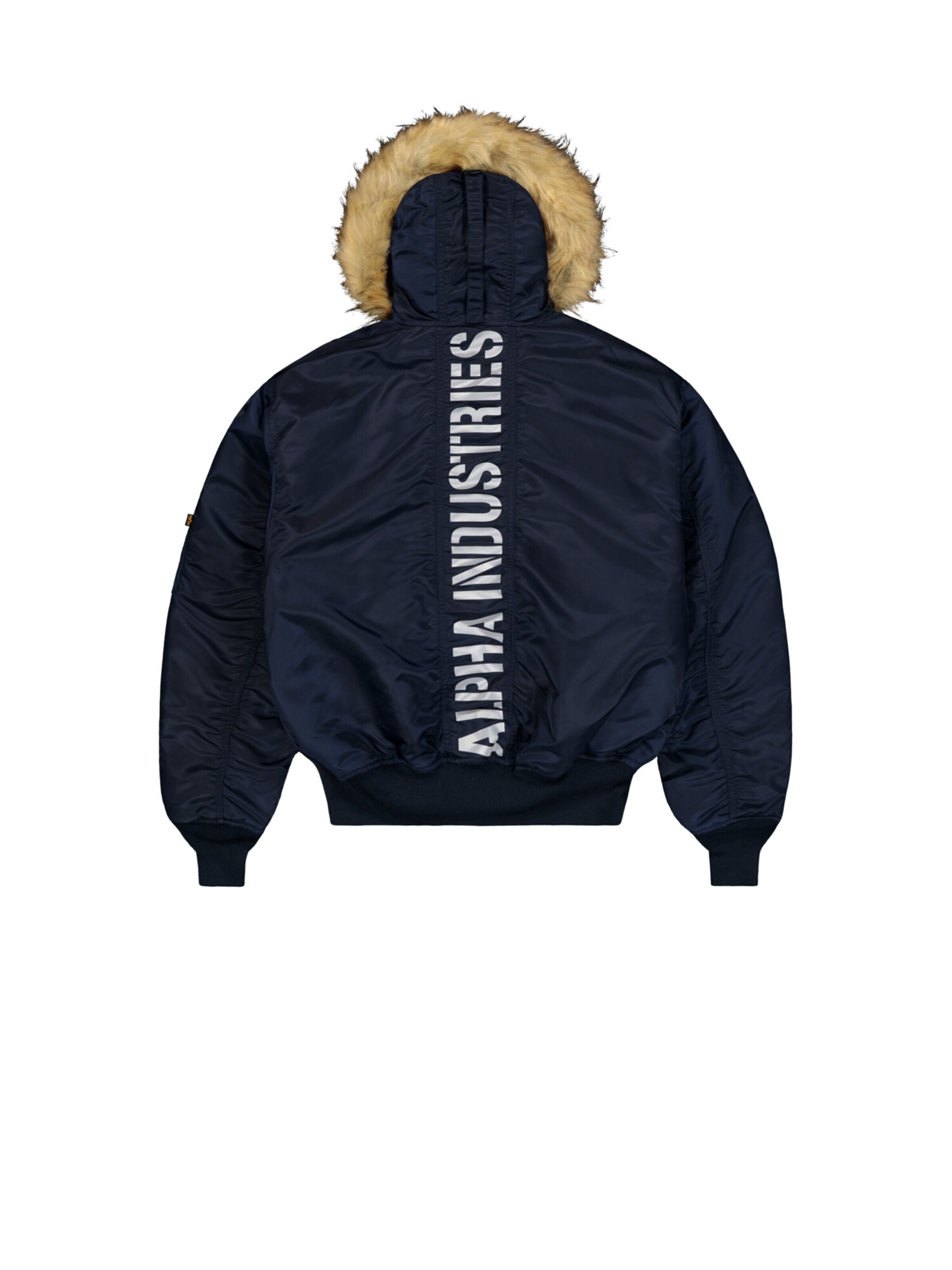 ALPHA INDUSTRIES Winter Jacket '45/P Hooded Custom' in Blue
