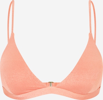 Top per bikini di RIP CURL in arancione: frontale