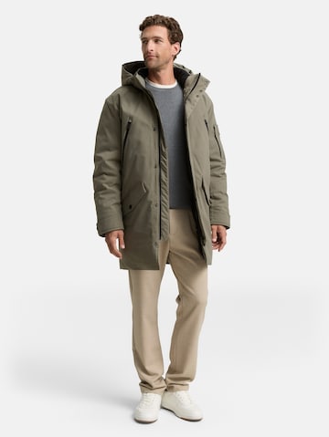 TOM TAILOR Winterparka in Grün