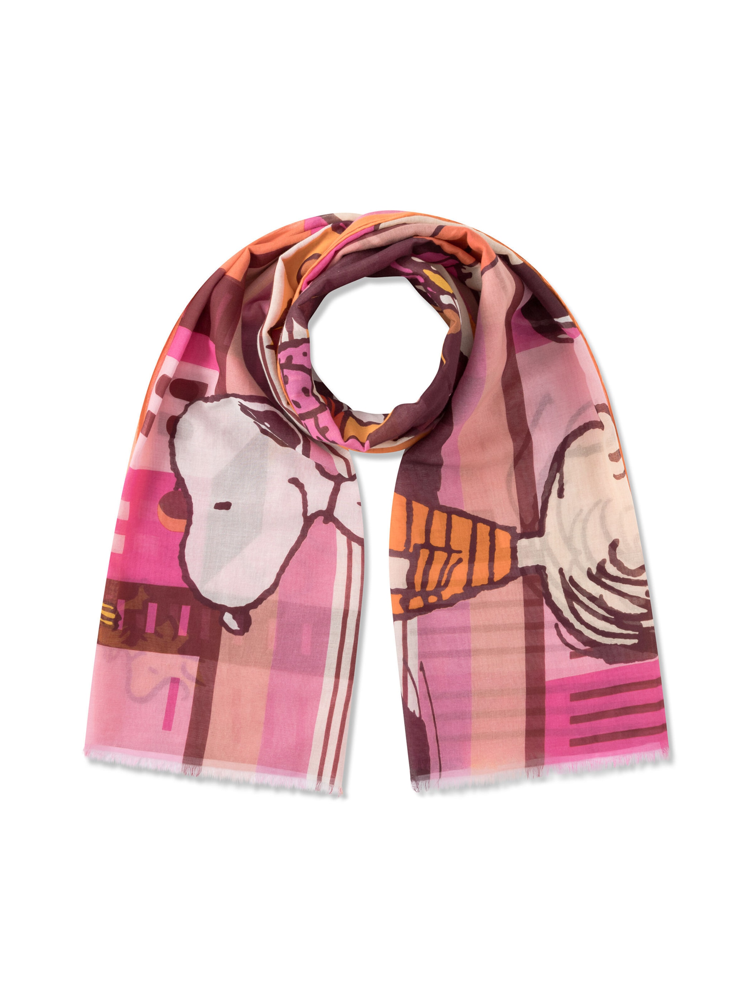 CODELLO Sjaal in Roze: voorkant