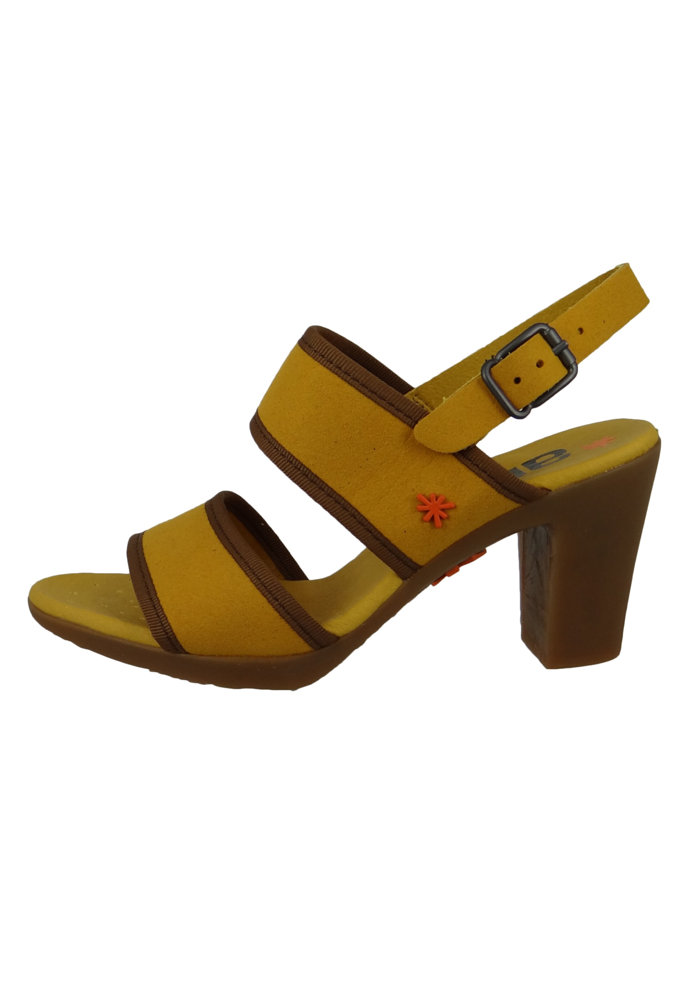 Sandales à lanières 'Rio' ART en jaune