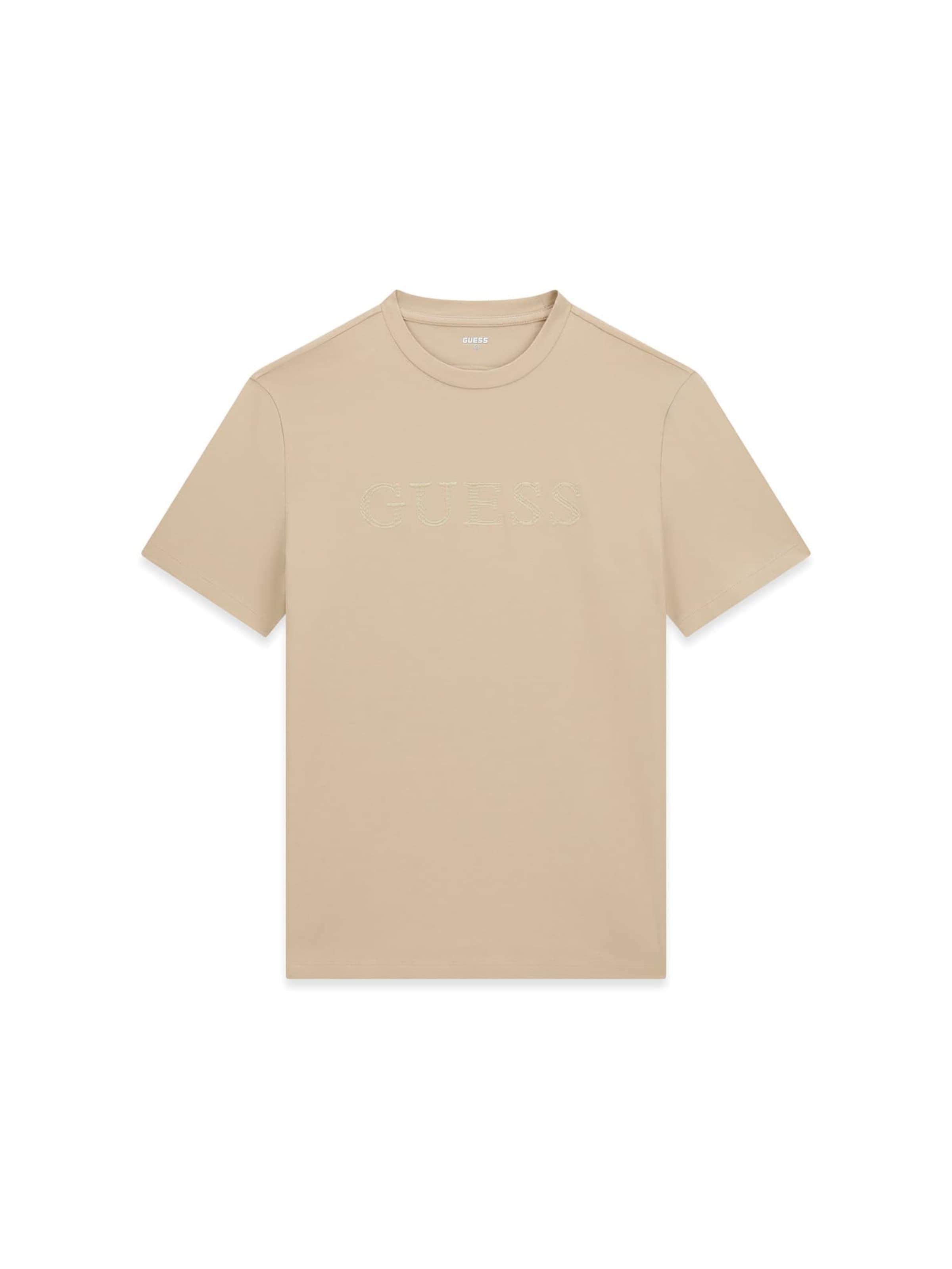 GUESS T-Shirt in Beige: Vorderseite