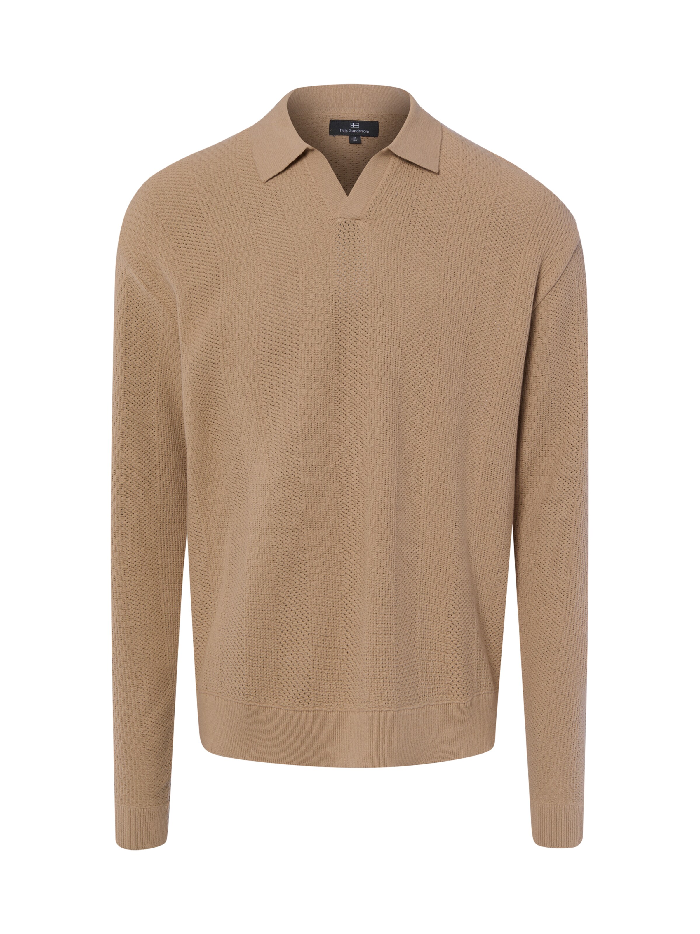Nils Sundström Sweater in Beige: front