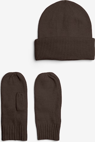 PIECES - Gorra 'PCNYNNE ' en marrón: frente