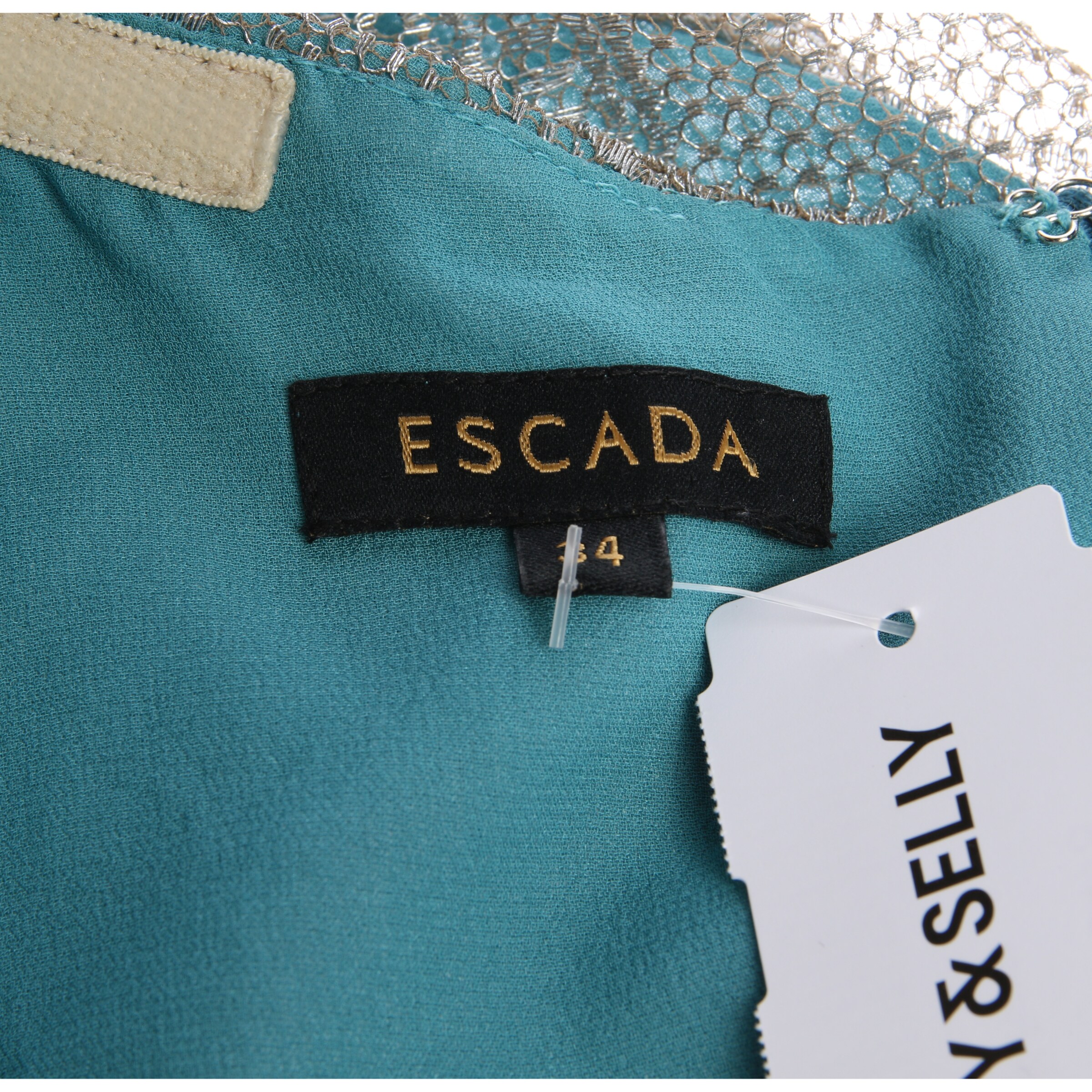 ESCADA Kleid XS in Blau