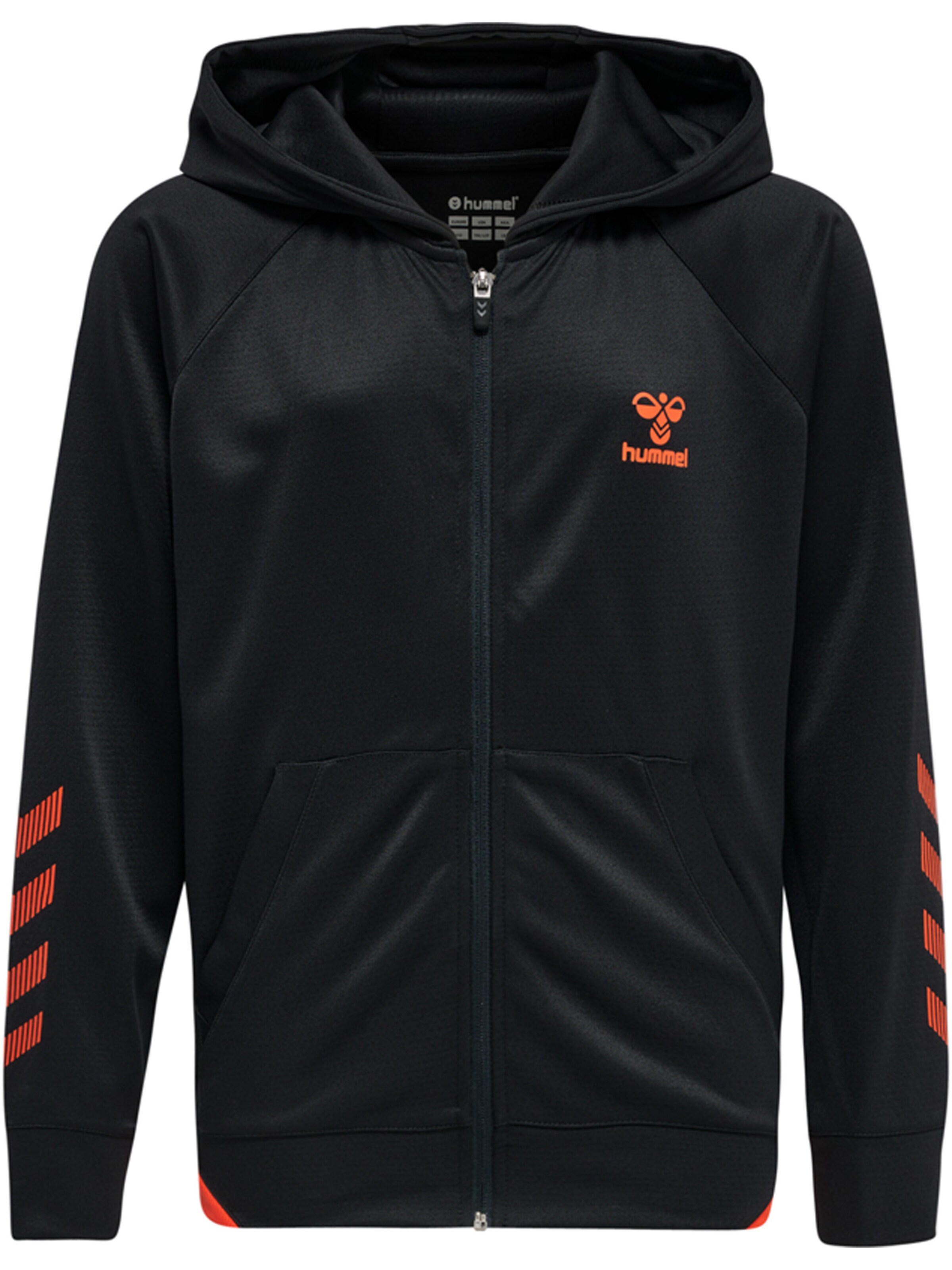 Hummel Sportssweatjakke i sort: forside