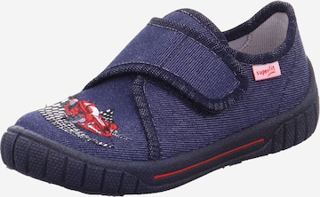 SUPERFIT - Pantufa 'BILL' em azul: frente