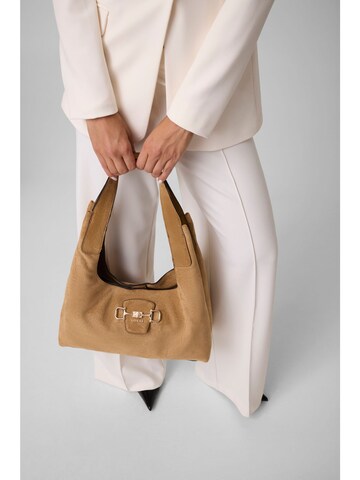 GUESS Schultertasche 'Sunset' in Beige: Vorderseite