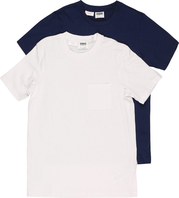 Urban Classics Kids T-Shirt in Navy Weiß
