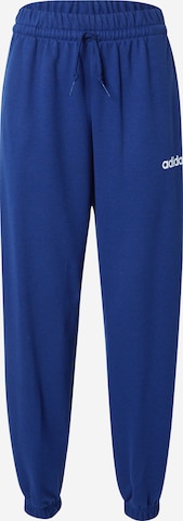 Pantaloni 'Essentials' de la ADIDAS SPORTSWEAR pe albastru: față