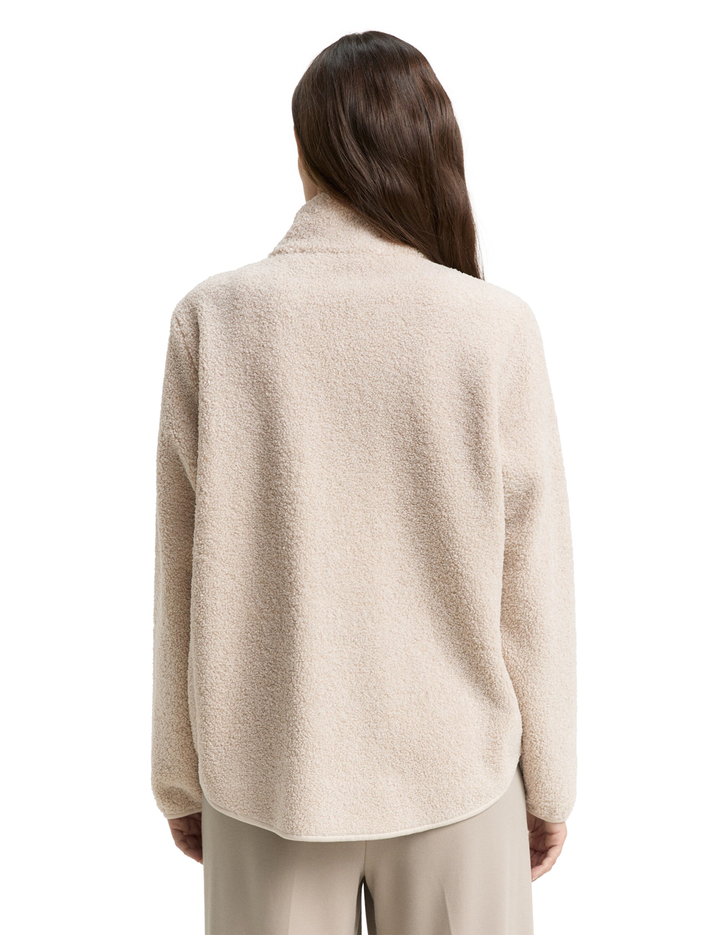 TOM TAILOR Sweat jacket in Grey