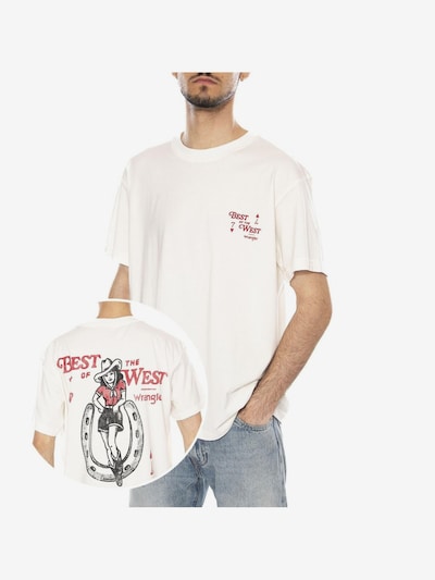 WRANGLER Shirt 'VINTAGE TEE WORN WHITE'‌‌‌‌‌‌‌‌‌‌ in S in weiß, Produktansicht