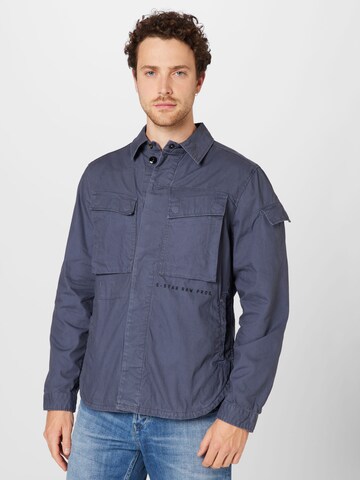 G-Star RAW Regular Fit Hemd in Blau: predná strana