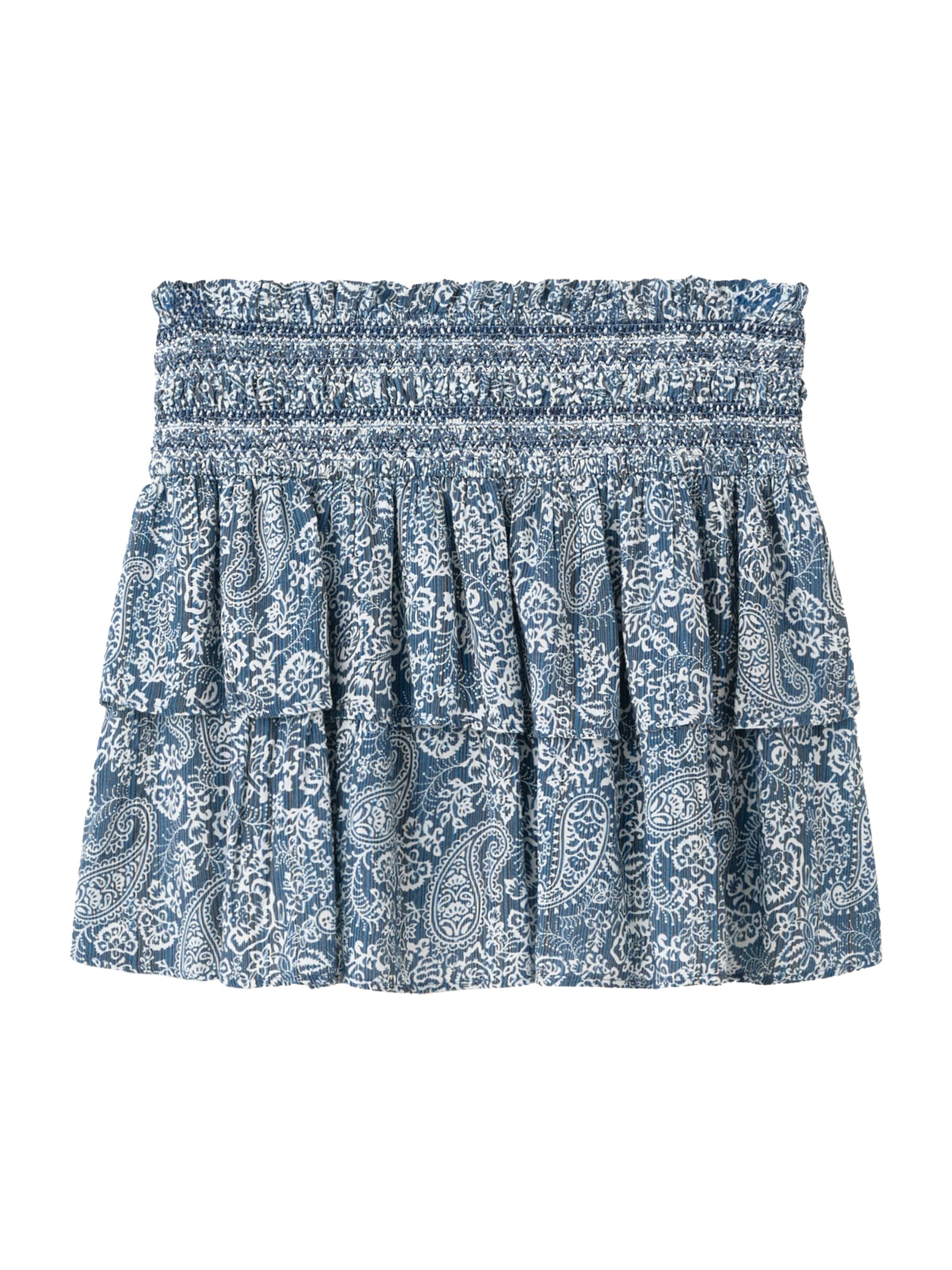 Jupe 'SALTF' MANGO TEEN en bleu : devant