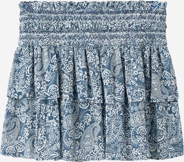 mėlyna MANGO TEEN Sijonas 'SALTF': priekis