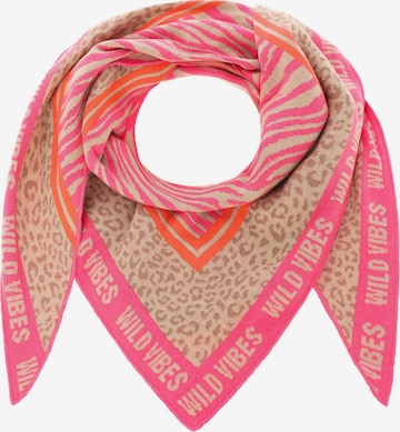 Zwillingsherz Платок 'Love is Love' в Бежевый: спереди