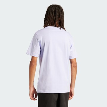 ADIDAS ORIGINALS - Camisa 'Trefoil Essentials' em roxo