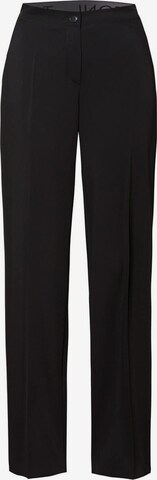 TONI Loose fit Pleated Pants in Black: front