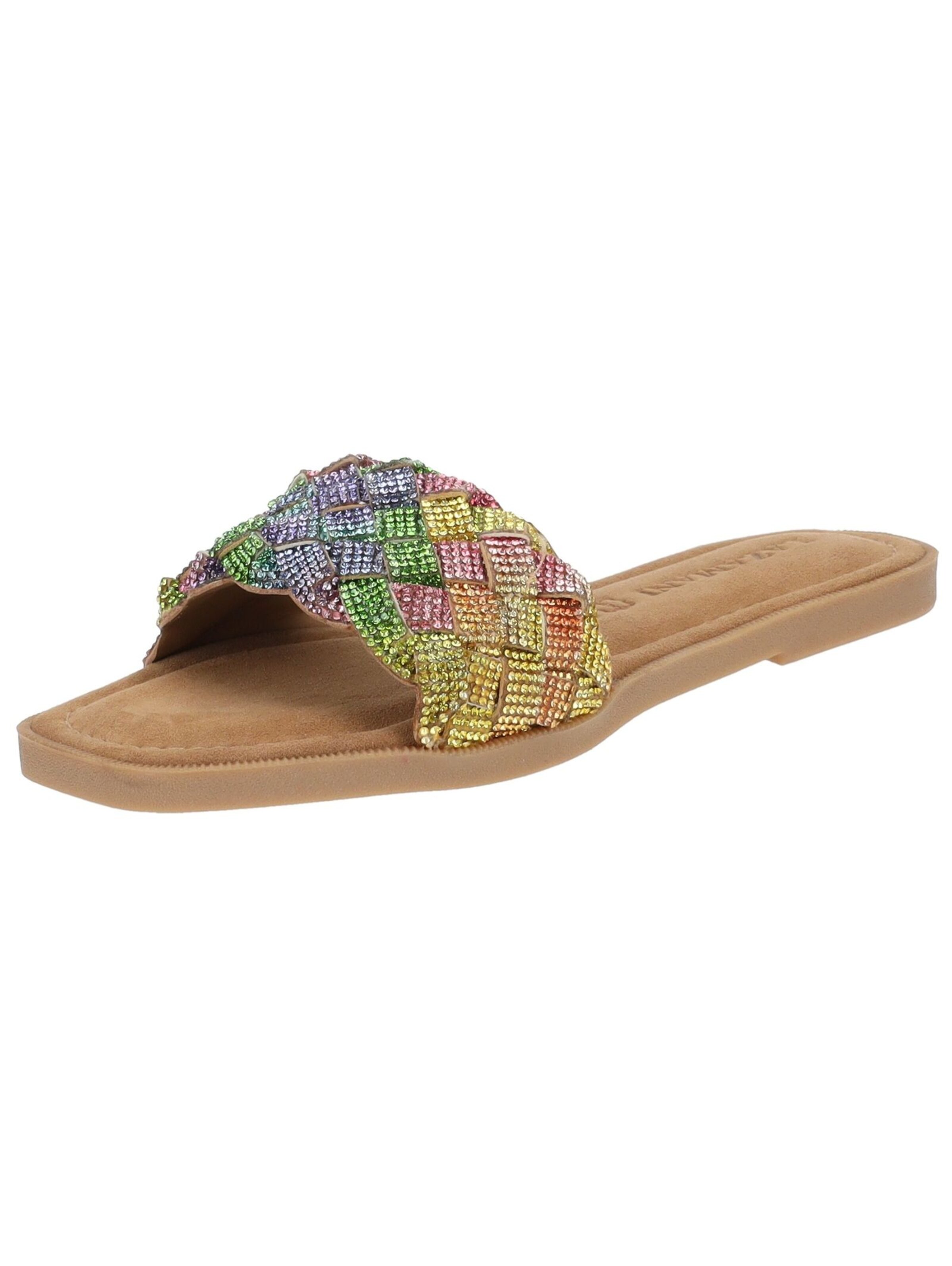 LAZAMANI Mules in Mixed colors: front