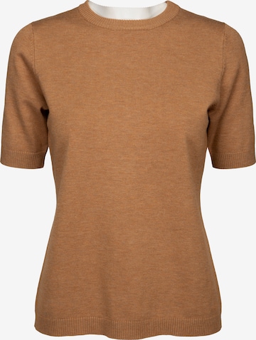 minus Pullover 'Pamela' in Braun: Vorderseite