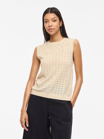 Pull-over 'VIMylie' VILA en beige : devant