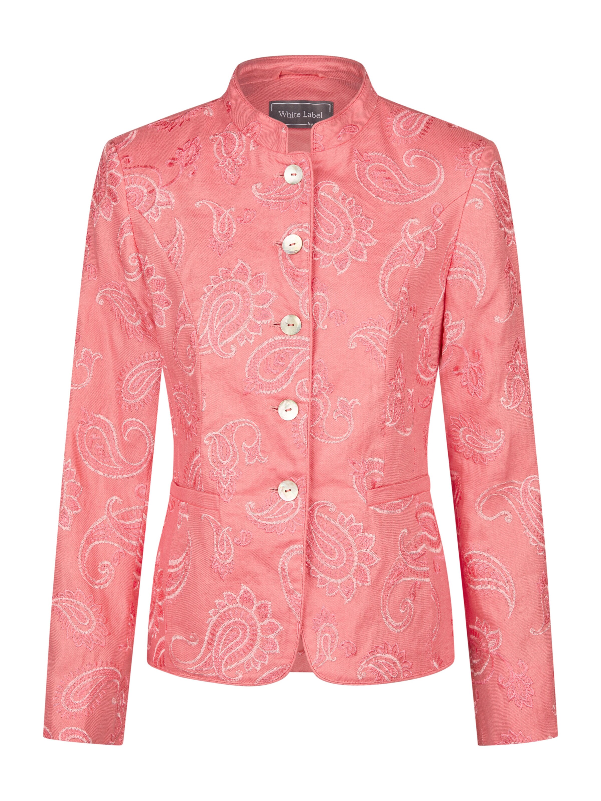 White Label Blazer in Pink: front