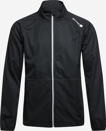 Backtee Performance Jacket in Black: front