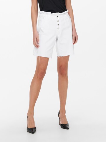 ONLY Regular Trousers 'CUBA' in White: front