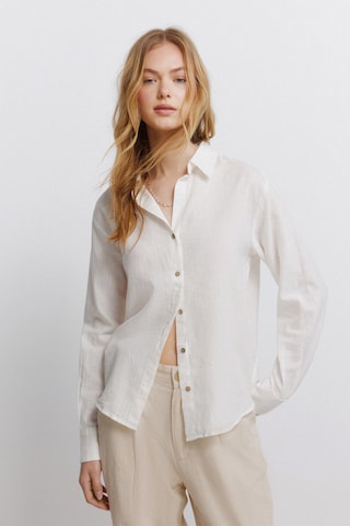 Springfield Blouse in Beige: front