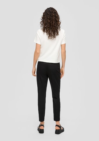 Coupe slim Pantalon s.Oliver en noir